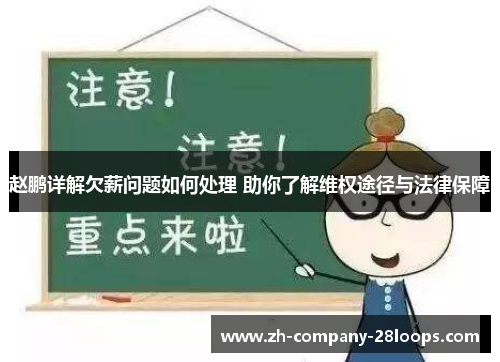 赵鹏详解欠薪问题如何处理 助你了解维权途径与法律保障